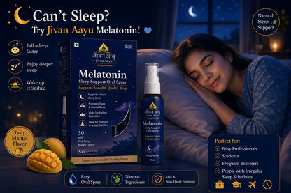 😴 Jivan Aayu Sleep Mist Spray 🌿 Mint Flavour | Buy 1 Get 1 FREE🎁