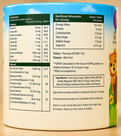 🍓 Kids Multivitamin Gummies – Tasty Nutrition for Growing Champions (🥳Buy 1 Get 1 Free🥳)