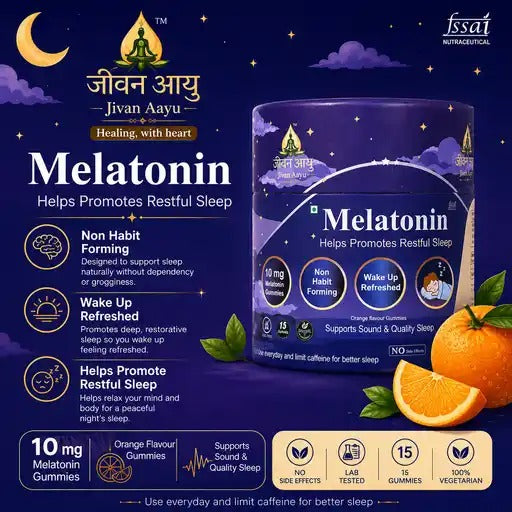Jivan Aayu Melatonin Gummies (🥳Buy 1 Get 1 Free🥳)