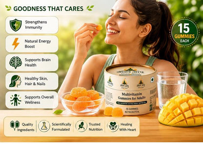 ✨Jivan Aayu Multivitamin Gummies for Adults 🎁 Buy 1 Get 1 FREE🌿