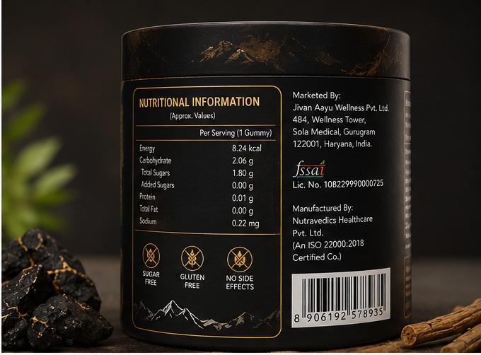 ⚡ Jivan Aayu Shilajit Power Gummies 🔥( Buy 1 Get 1 FREE)