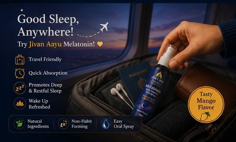 😴 Jivan Aayu Sleep Mist Spray 🌿 Mint Flavour | Buy 1 Get 1 FREE🎁