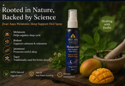 😴 Jivan Aayu Sleep Mist Spray 🌿 Mint Flavour | Buy 1 Get 1 FREE🎁